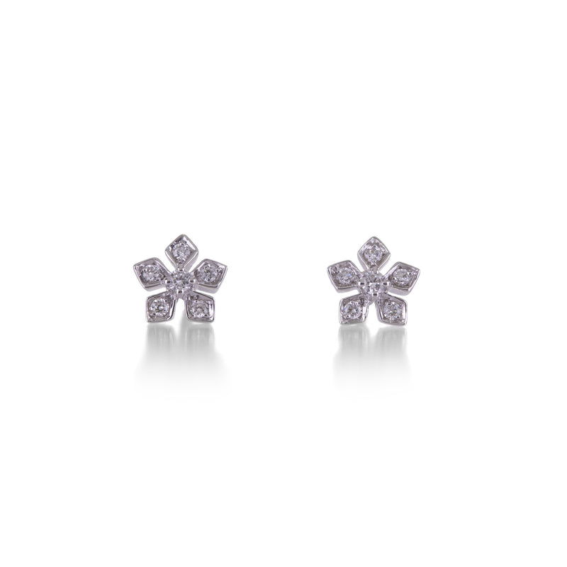 Sethi Couture Enchanted White Diamond Studs | Quadrum Gallery