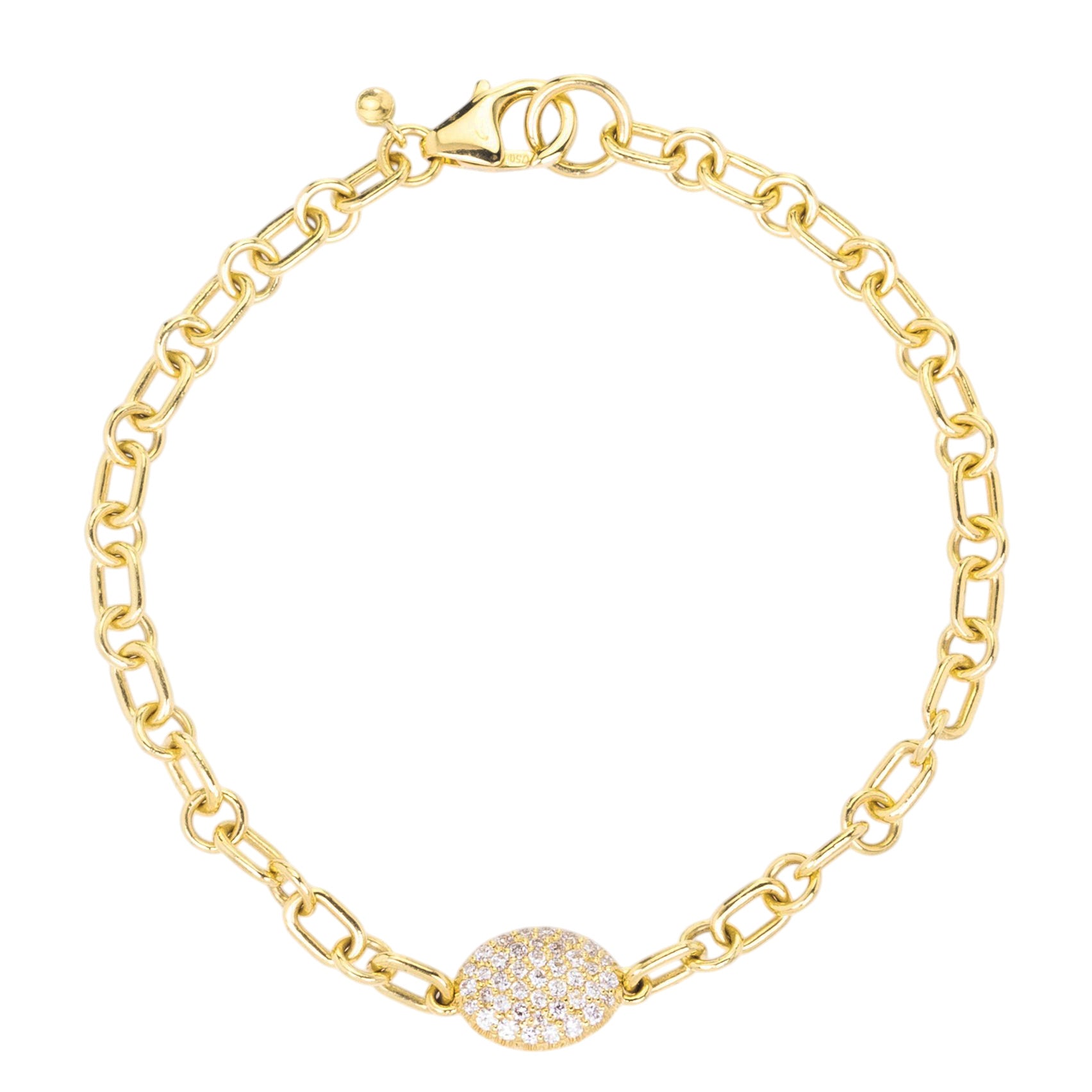 Sethi Couture Diamond Disco Pebble Bracelet  | Quadrum Gallery