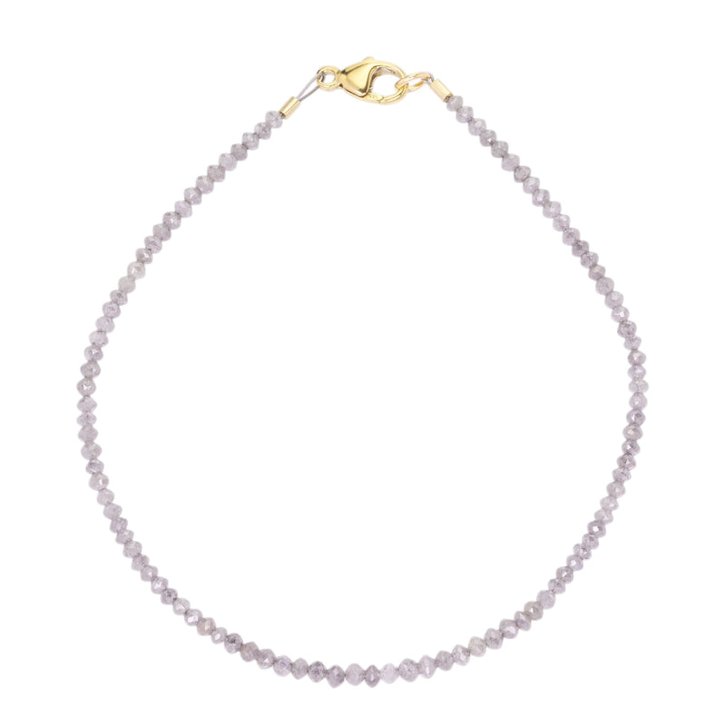 Sethi Couture Faceted Gray Diamond Beaded Bracelet | Quadrum Gallery