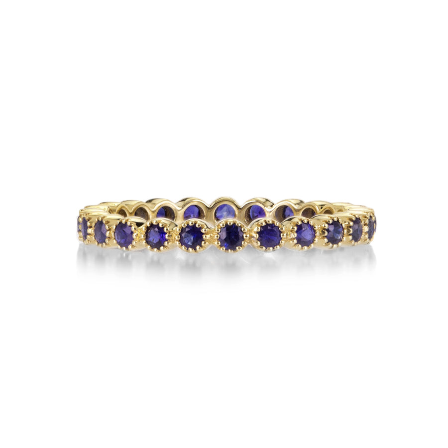 Sethi Couture 18k Blue Sapphire Bezel Band | Quadrum Gallery