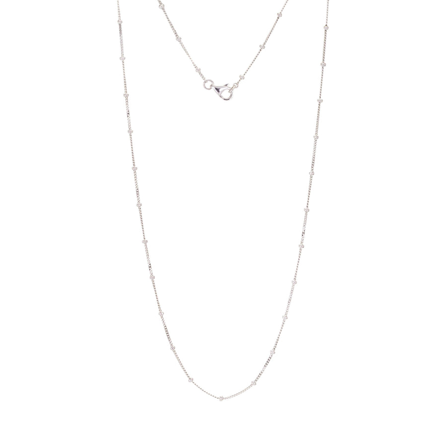 Sethi Couture Beaded Curb Link Chain - 16" | Quadrum Gallery