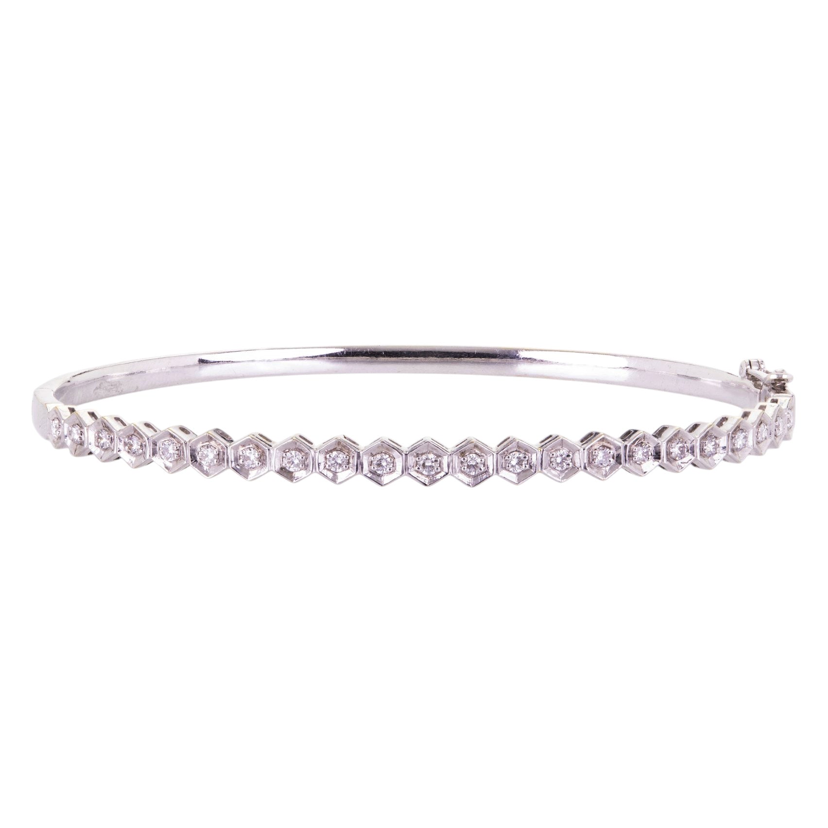 Sethi Couture Regency White Diamond Bangle | Quadrum Gallery
