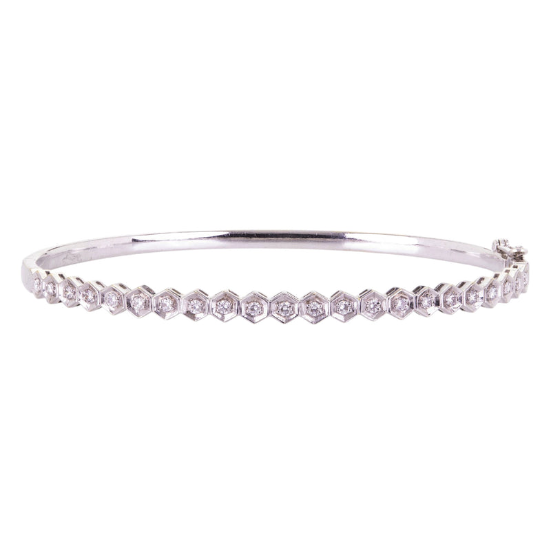 Sethi Couture Regency White Diamond Bangle | Quadrum Gallery