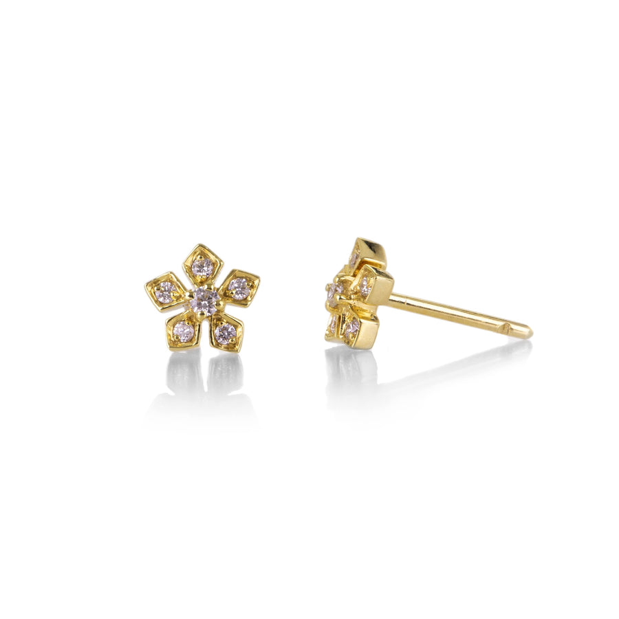 Sethi Couture White Diamond Enchanted Studs | Quadrum Gallery
