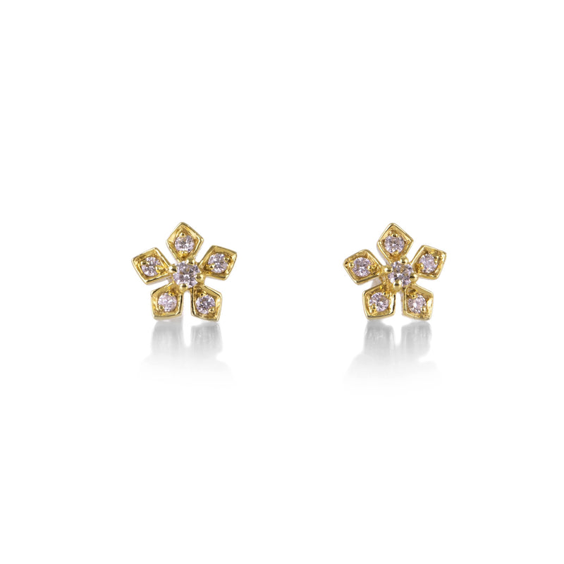 Sethi Couture White Diamond Enchanted Studs | Quadrum Gallery