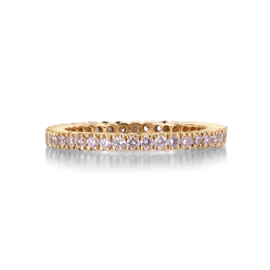 Sethi Couture 18k Rose Gold White Diamond Band | Quadrum Gallery