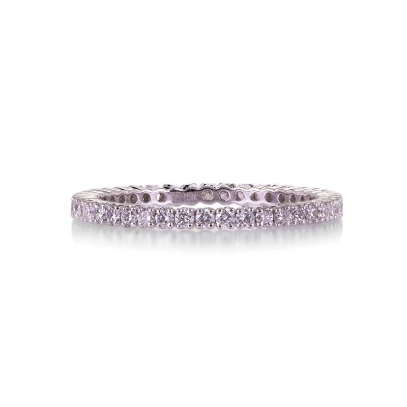 Sethi Couture 18k White Gold White Diamond Band | Quadrum Gallery