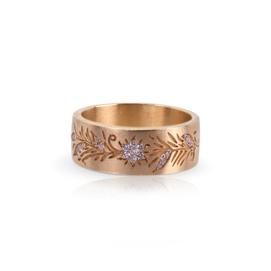 Sethi Couture Fleur White Diamond Band | Quadrum Gallery