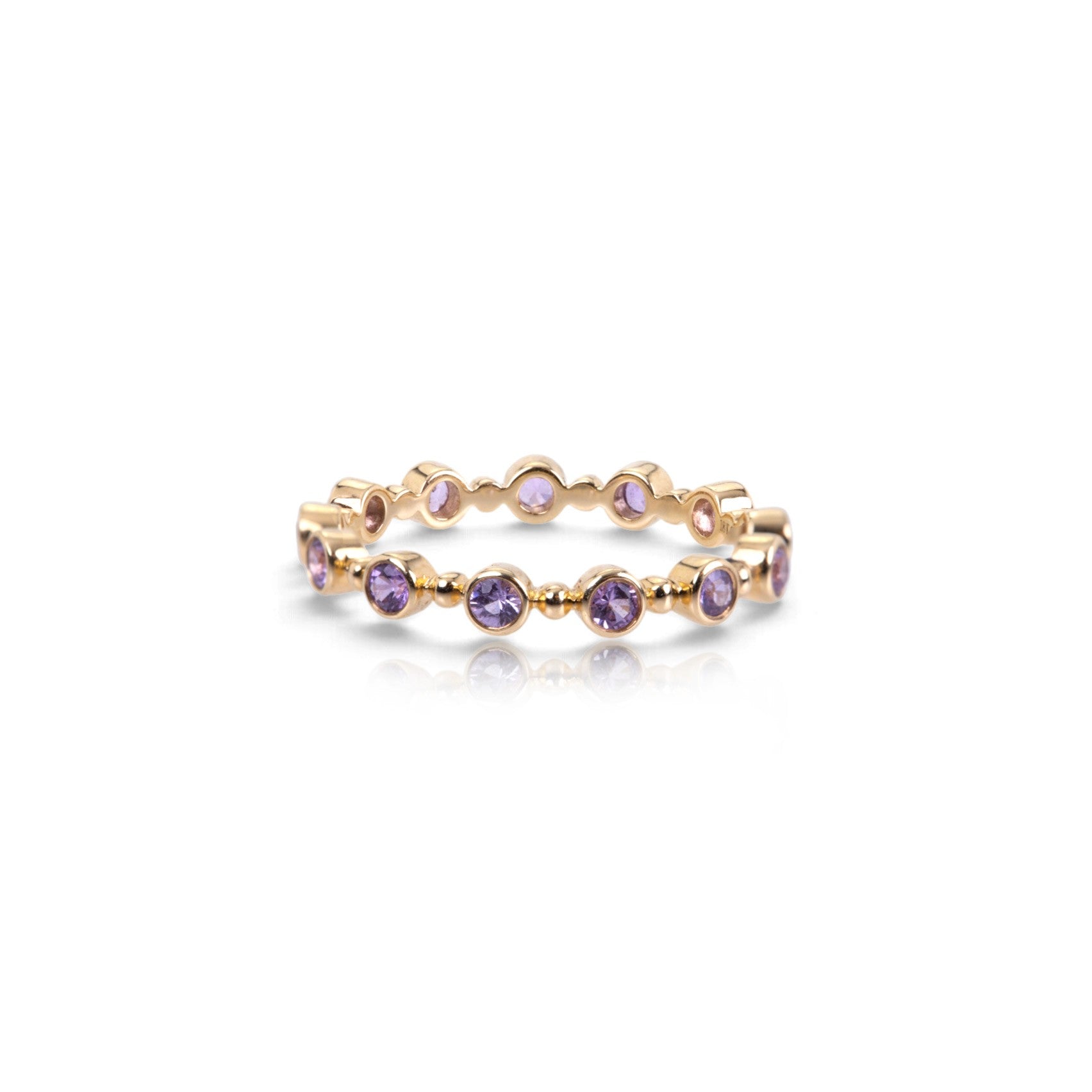 Sethi Couture Purple Sapphire Petite Bubble Band | Quadrum Gallery