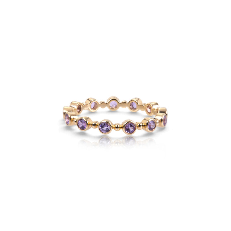 Sethi Couture Purple Sapphire Petite Bubble Band | Quadrum Gallery