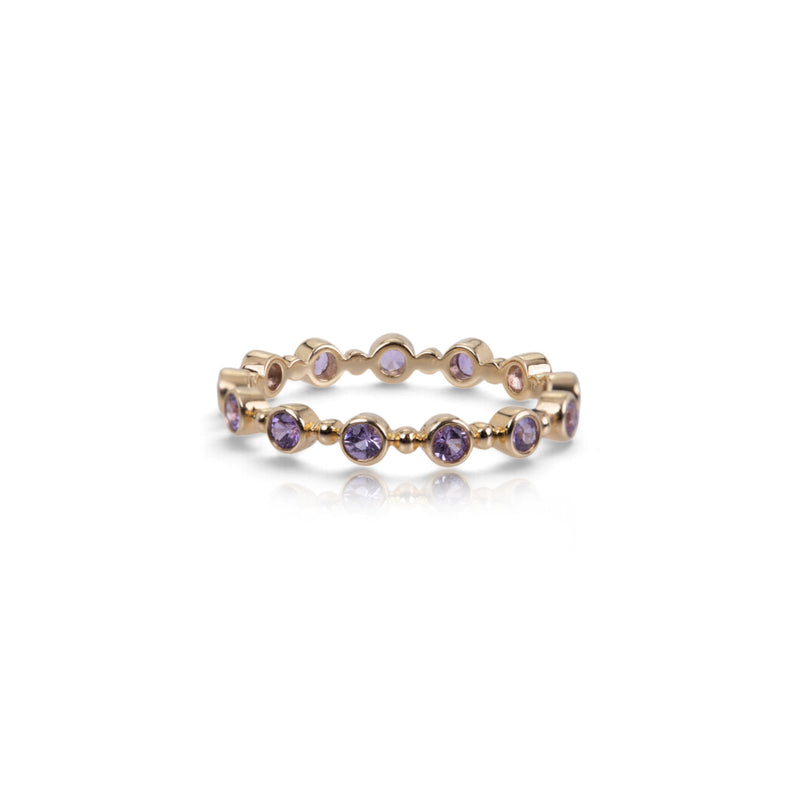 Sethi Couture Purple Sapphire Petite Bubble Band | Quadrum Gallery