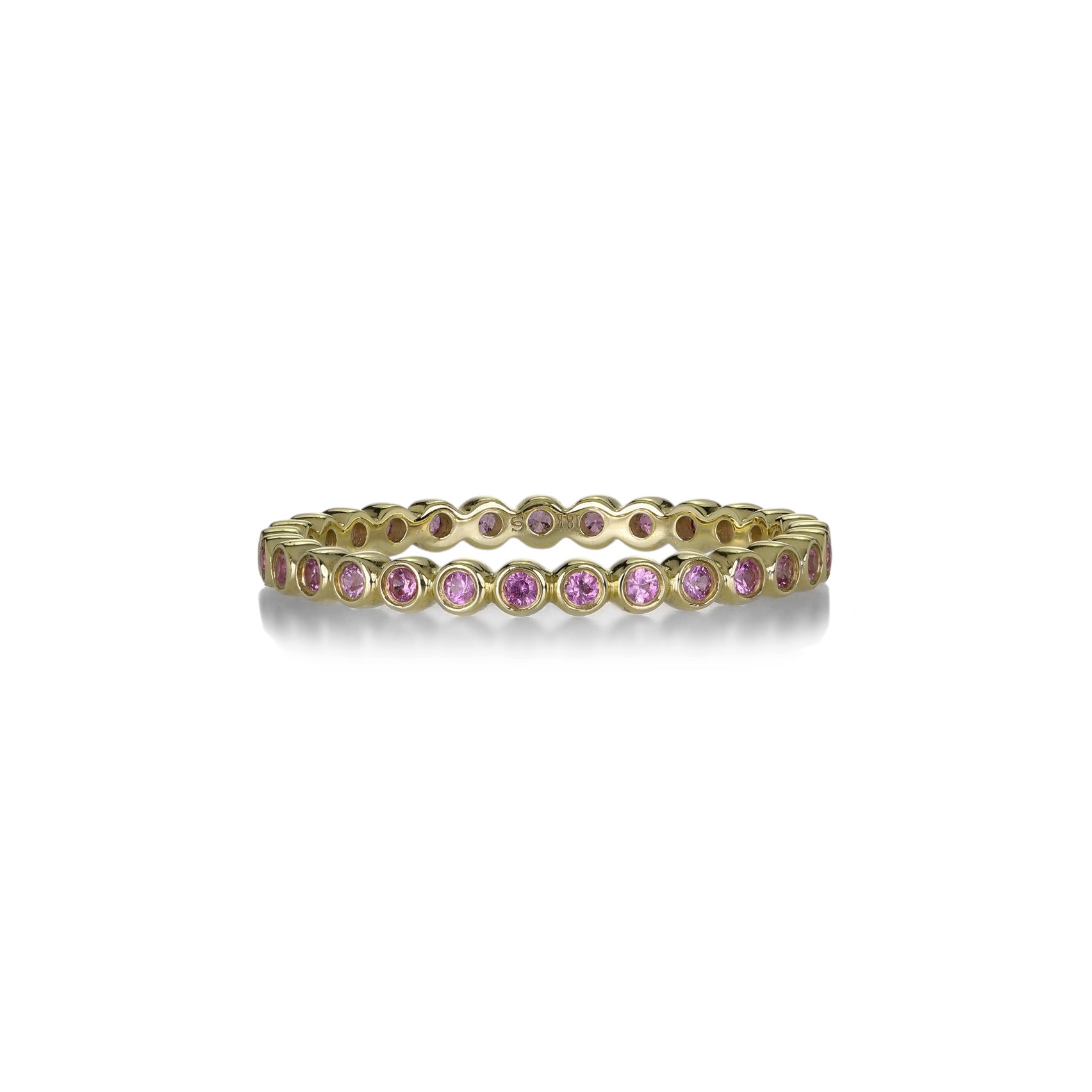 Sethi Couture Pink Sapphire Mini Bezel Band | Quadrum Gallery