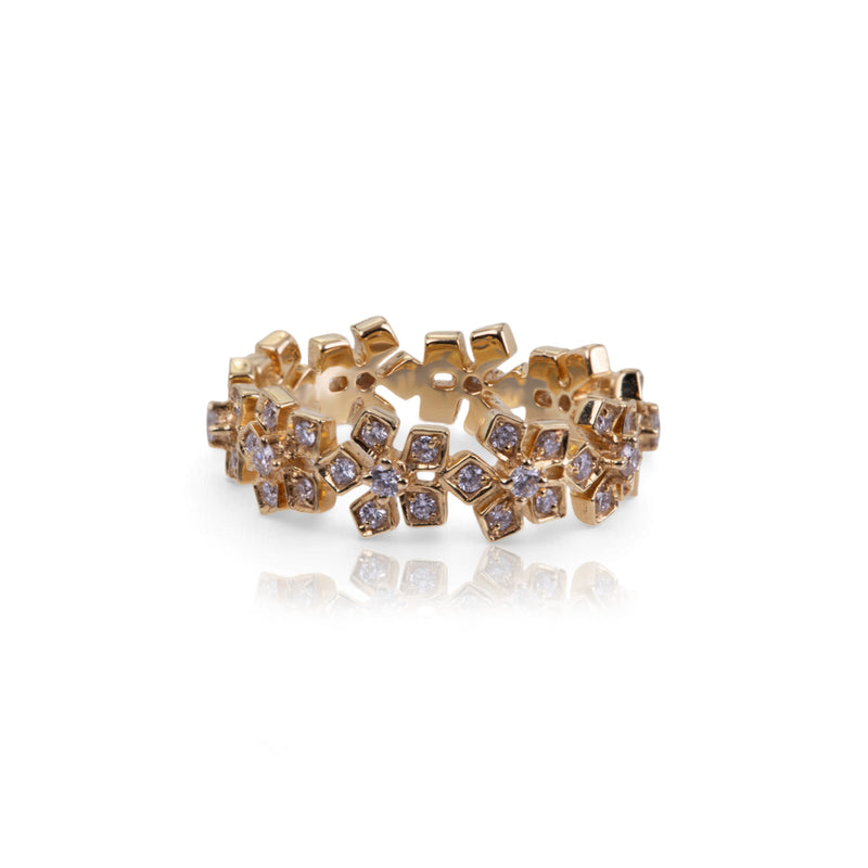 Sethi Couture White Diamond Enchanted Garden Band | Quadrum Gallery