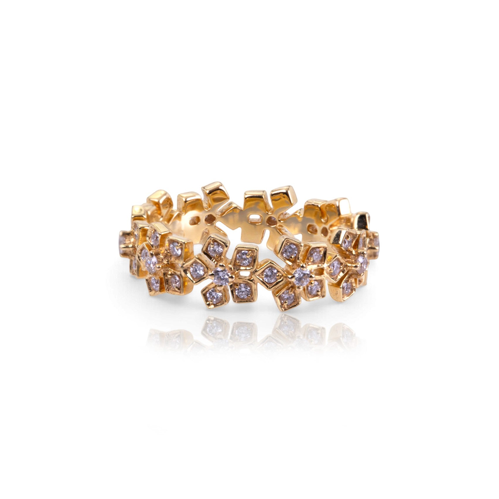 Sethi Couture White Diamond Enchanted Garden Band | Quadrum Gallery