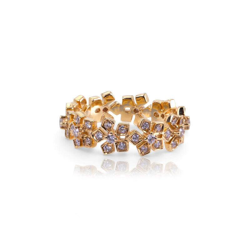 Sethi Couture White Diamond Enchanted Garden Band | Quadrum Gallery