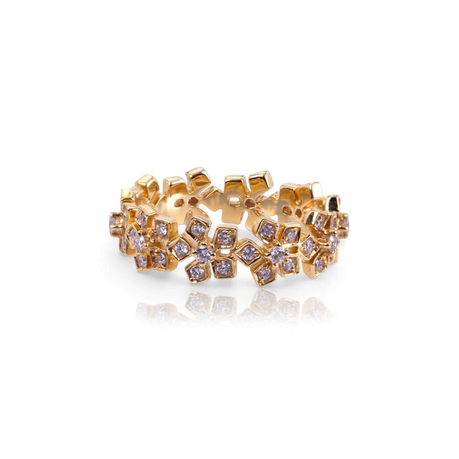 Sethi Couture White Diamond Enchanted Garden Band | Quadrum Gallery