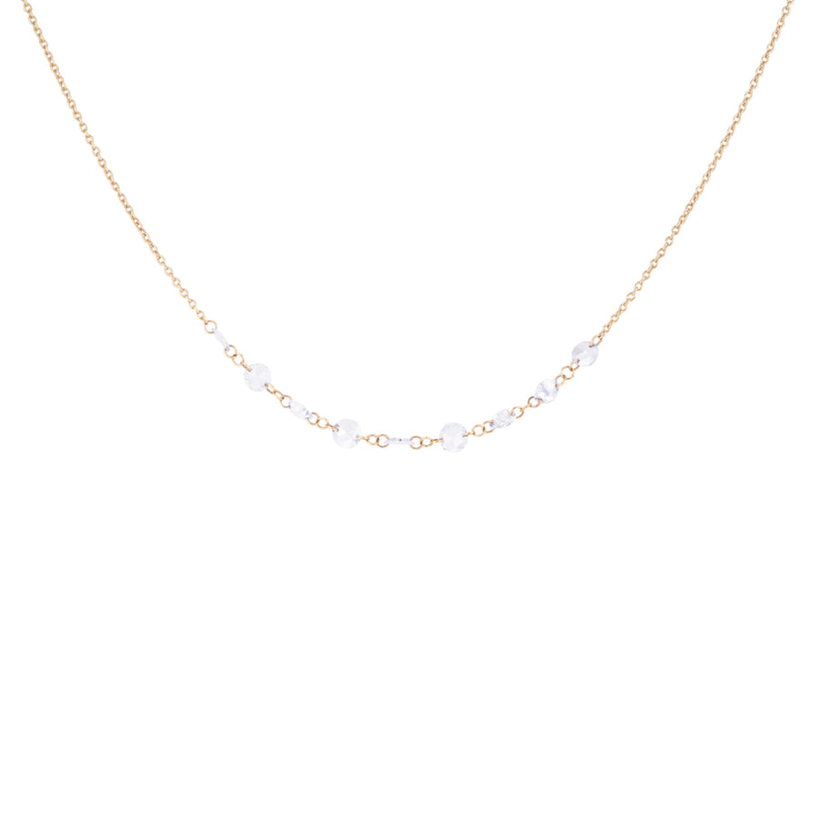 Sethi Couture Cien Rose Cut White Diamond Necklace | Quadrum Gallery