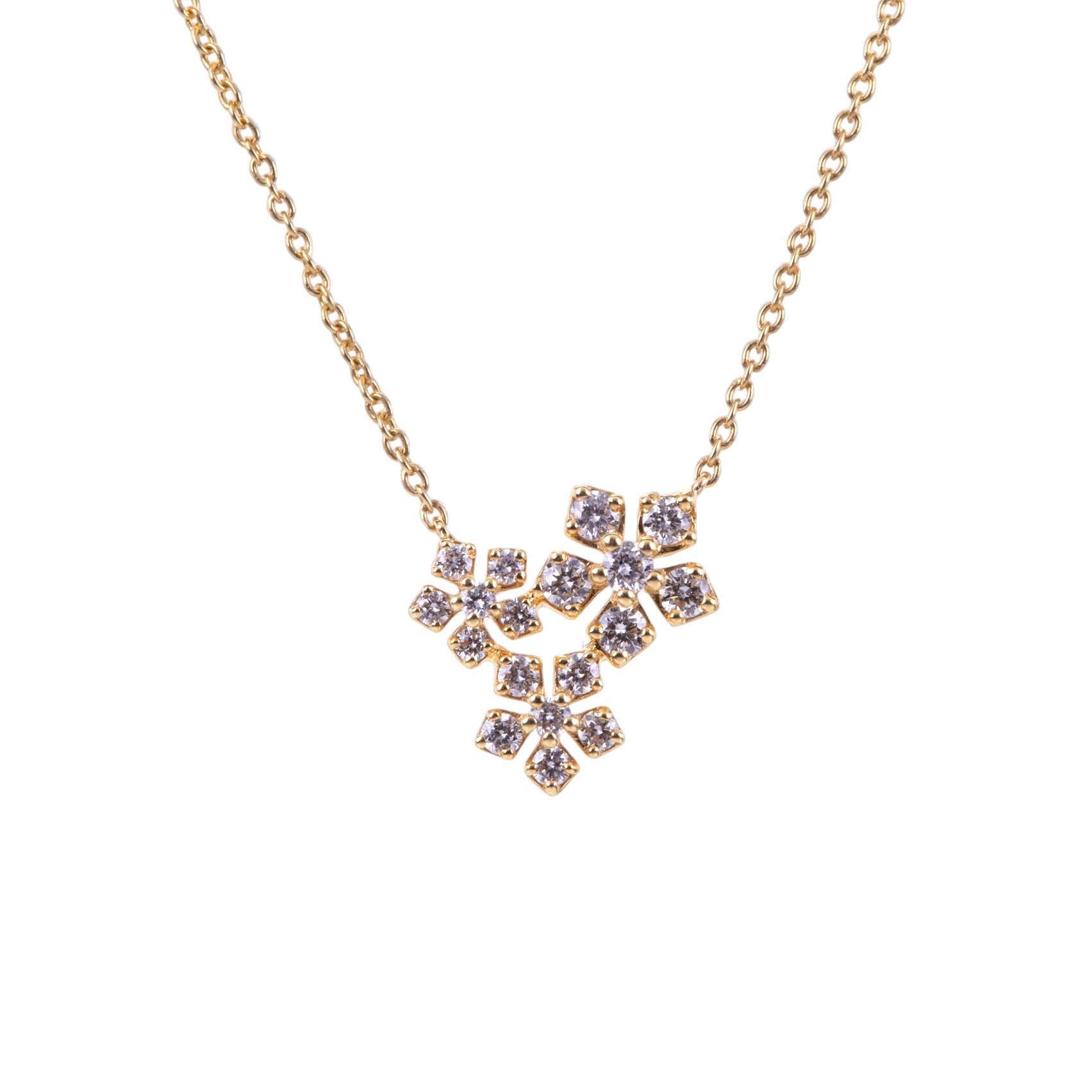 Sethi Couture Enchanted Diamond Trio Pendant Necklace | Quadrum Gallery