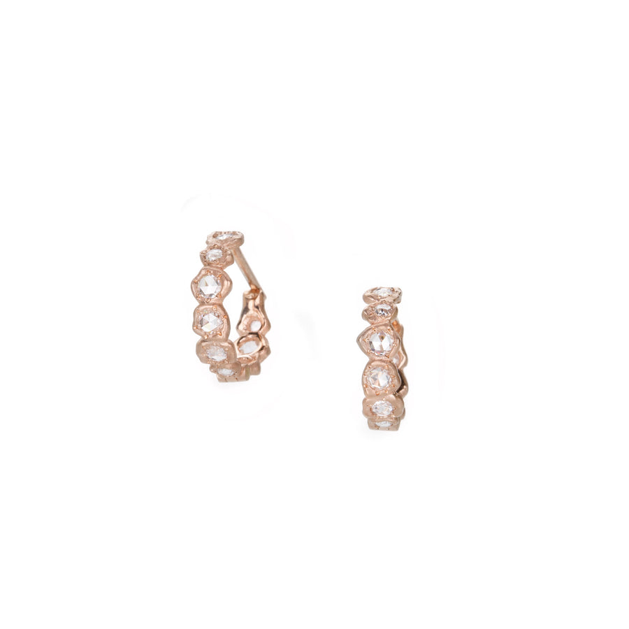 Sirciam Rose Cut Diamond Hoops | Quadrum Gallery
