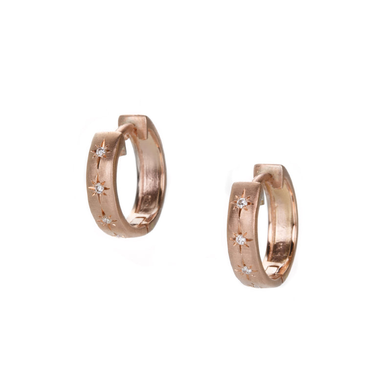 Sirciam Diamond Star Hoops | Quadrum Gallery