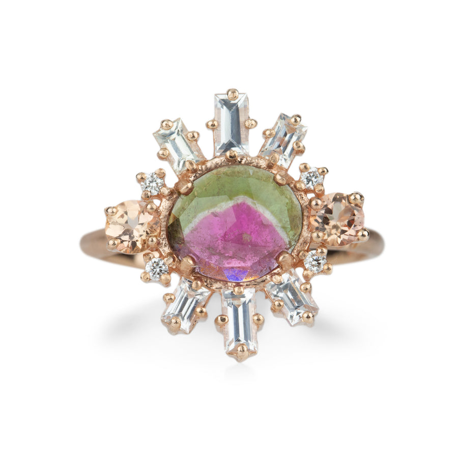 Sirciam Tourmaline Fireburst Ring | Quadrum Gallery