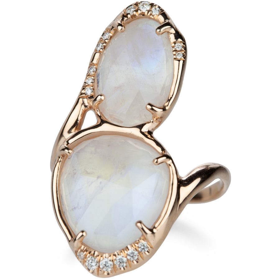Sirciam Rainbow Moonstone Superstition Ring | Quadrum Gallery