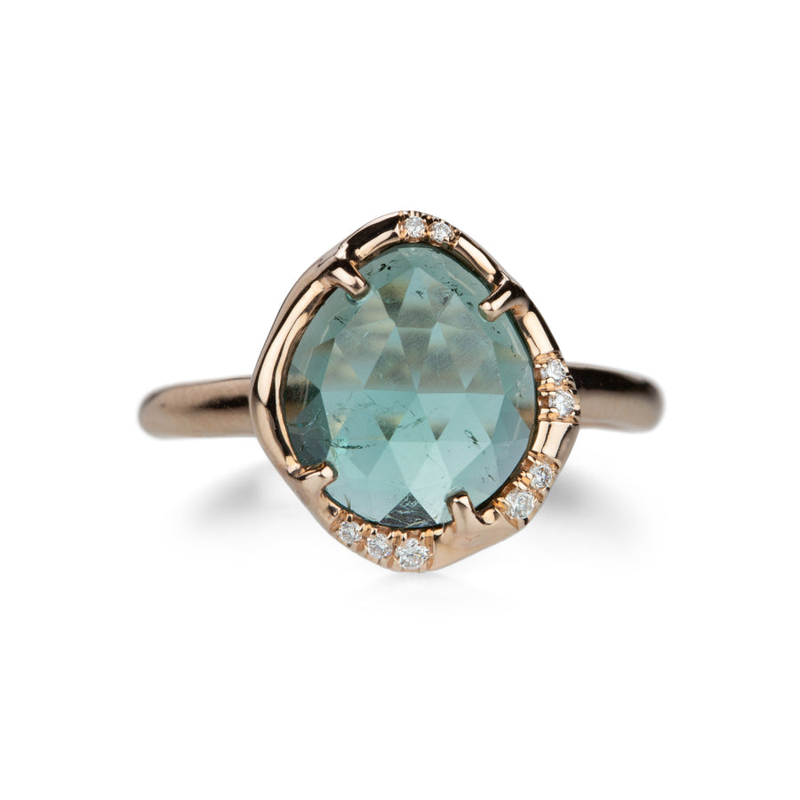Sirciam Indicolite Tourmaline Aphenos Ring | Quadrum Gallery