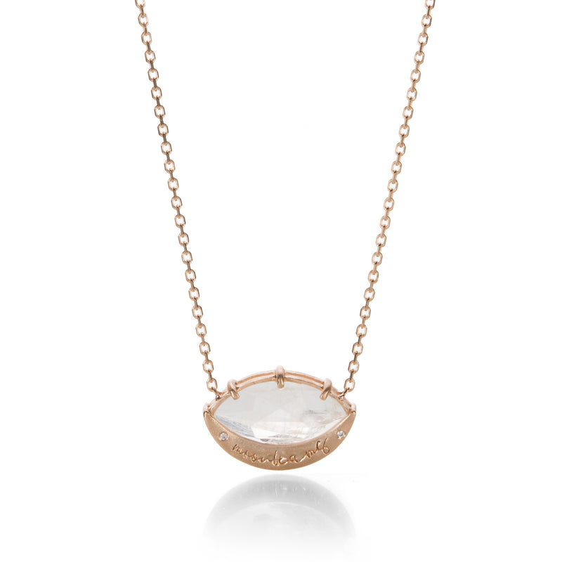 Sirciam Moonstone Moonbeams Necklace | Quadrum Gallery