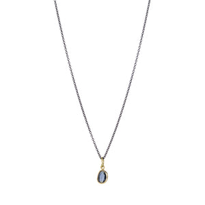 Sarah Mcguire Free Form Blue Sapphire Pendant (Pendant Only) | Quadrum Gallery