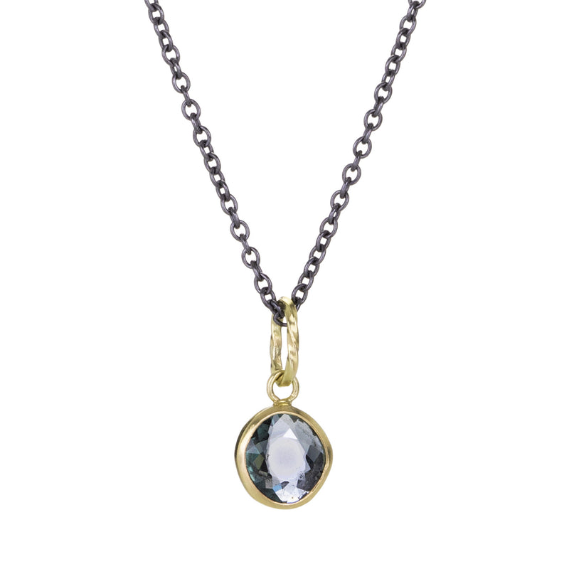 Sarah Mcguire 18k Free Form Blue Sapphire Pendant (Pendant Only) | Quadrum Gallery