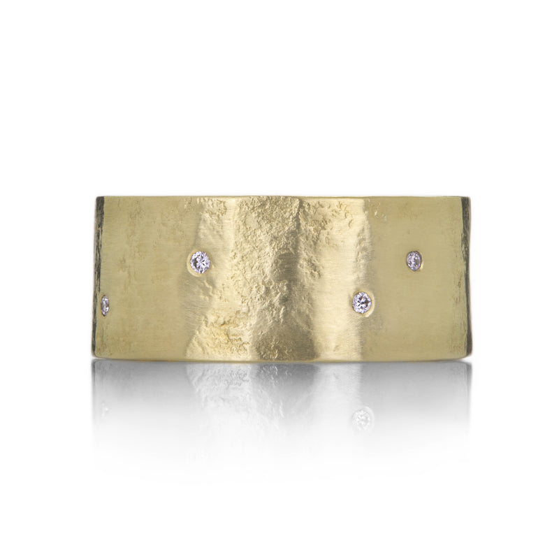 Sarah Mcguire Parchment Scattered Diamond Band | Quadrum Gallery