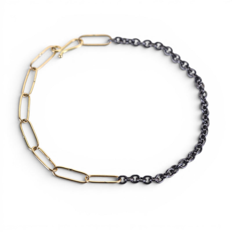 Sarah Mcguire Fifty Fifty Mixed Metal Bracelet | Quadrum Gallery