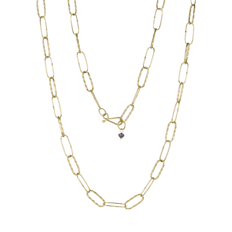 Sarah Mcguire 18k Bowline Necklace with Black Diamond | Quadrum Gallery