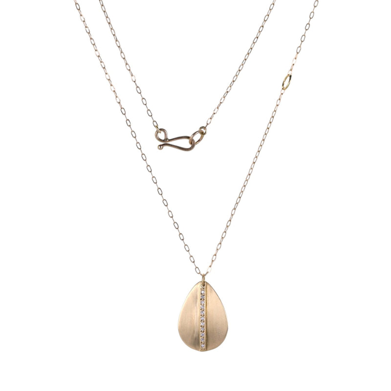 Sarah Mcguire 18k Mod Teardrop Necklace | Quadrum Gallery