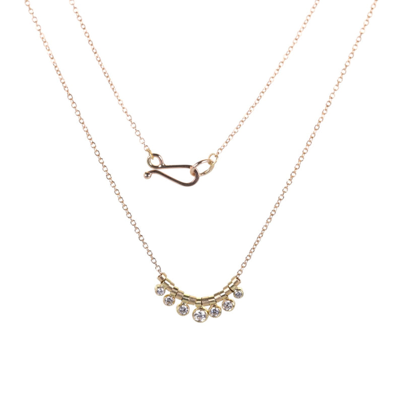 Sarah Mcguire 7 Diamond Sliding Pendant Necklace | Quadrum Gallery