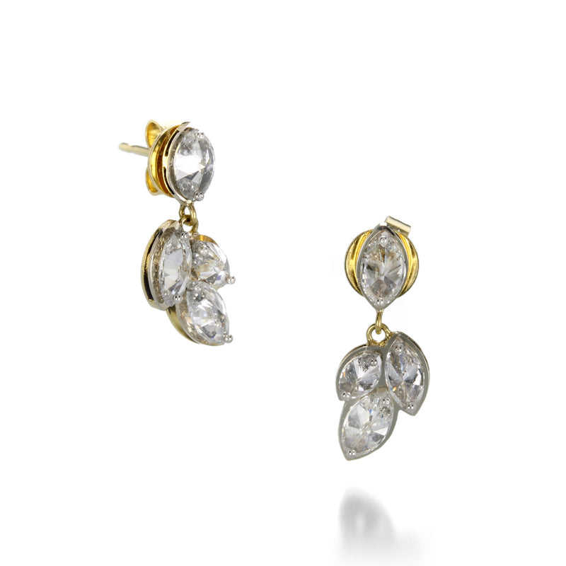 Todd Pownell Marquise Diamond Drop Earrings | Quadrum Gallery