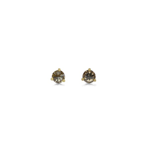 Todd Pownell Champagne Diamond Stud Earrings | Quadrum Gallery