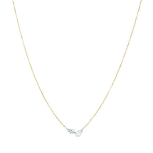 Todd Pownell Pear Shaped Free Set Diamond Necklace | Quadrum Gallery