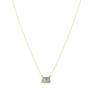 Todd Pownell Triple Baguette Diamond Necklace | Quadrum Gallery