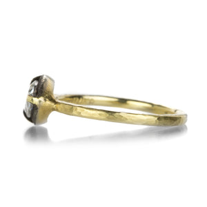 Todd Pownell Darkened Halo Pear Diamond Ring | Quadrum Gallery