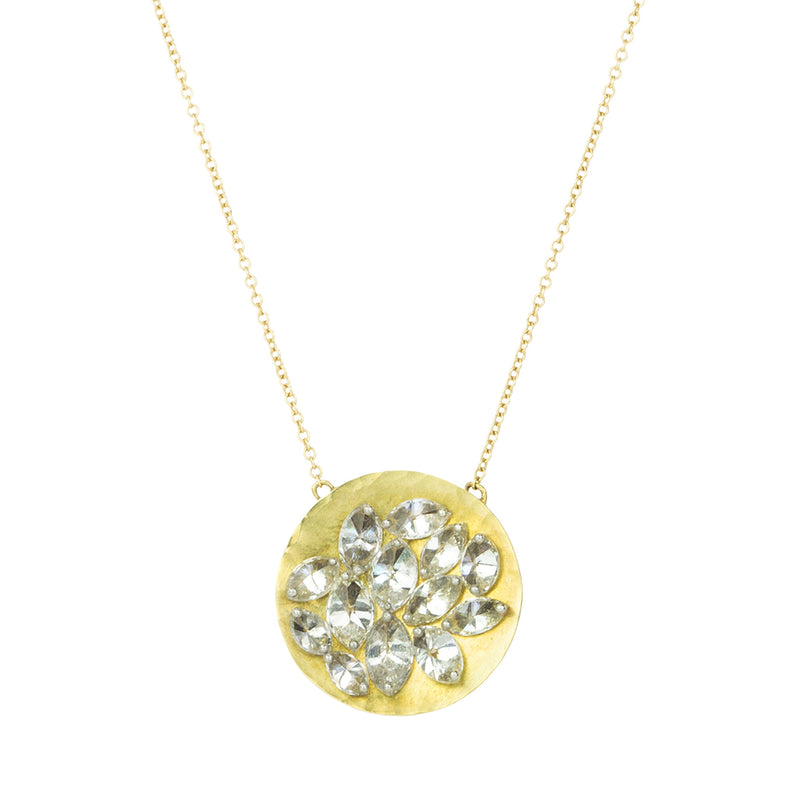 Todd Pownell Inverted Marquise Diamond Pendant Necklace | Quadrum Gallery