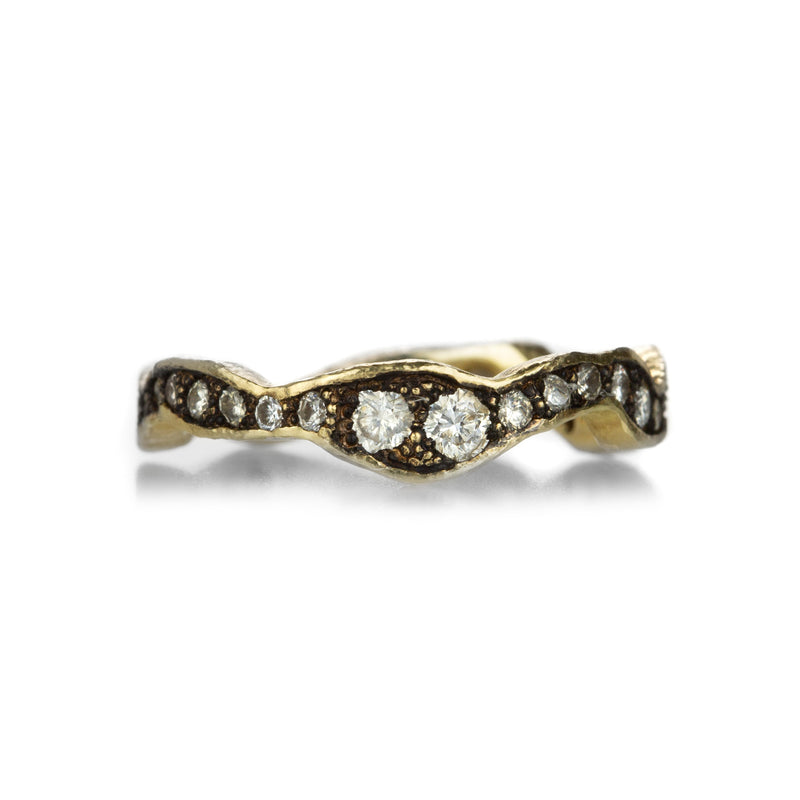 Todd Pownell Wavy Diamond Eternity Band | Quadrum Gallery