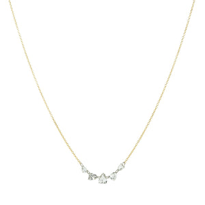 Todd Pownell 18k Trillion Diamond Necklace | Quadrum Gallery