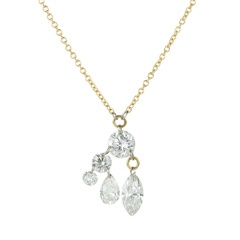Todd Pownell Mixed Diamond Pendant Necklace | Quadrum Gallery
