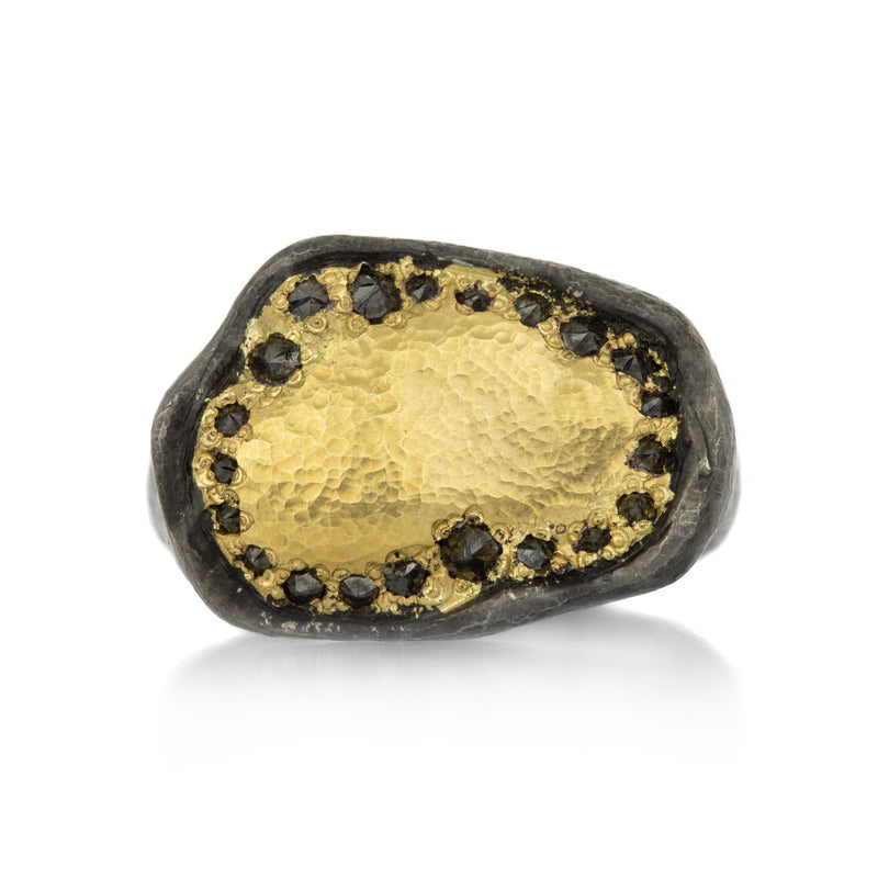 Todd Pownell Hammered Irregular Shaped Ring | Quadrum Gallery