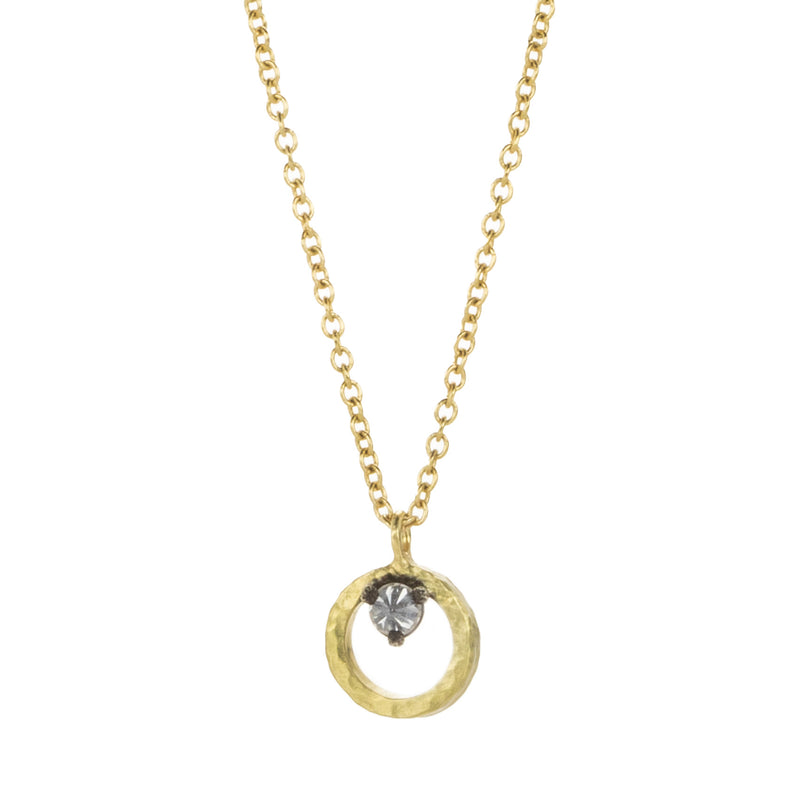 Todd Pownell Inverted Diamond Circle Pendant Necklace | Quadrum Gallery