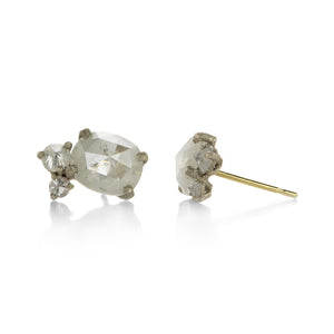 Todd Pownell Inverted Diamond Cluster Studs | Quadrum Gallery