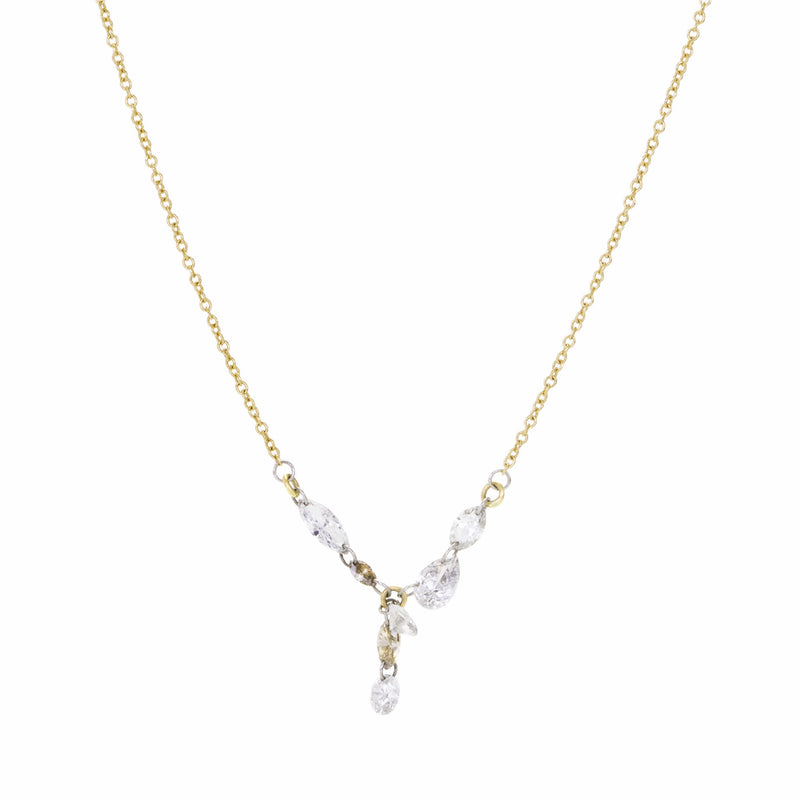 Todd Pownell Mixed Cut Diamond Pendant Necklace  | Quadrum Gallery