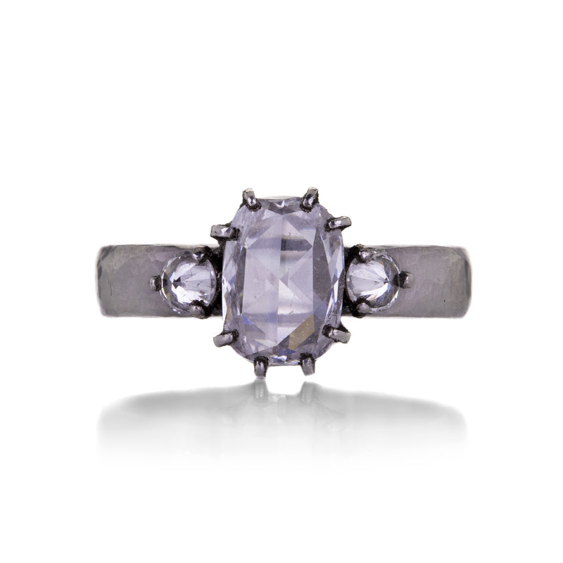 Todd Pownell Large Oval Rose Cut Diamond Ring | Quadrum Gallery