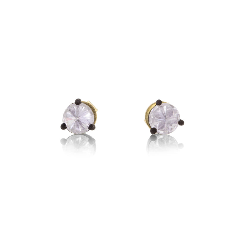 Todd Pownell Inverted White Diamonds Studs | Quadrum Gallery